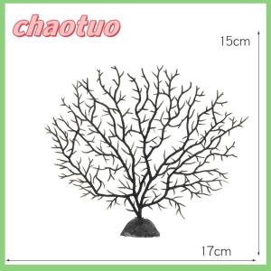 chaotuo Tree Shape Aquarium Decoration Decor Sea Iron Tree Plastic Coral Decor Plants