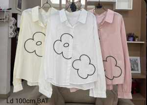 KEMEJA MOTIF FLOWER IMPORT BAT