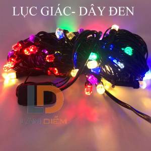 đèn trang trí noel lễ tết đèn led dây chớp nháy trang trí dài 7m -10m nhiều màu sấc