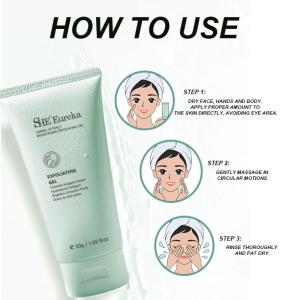 SHEEurekaChlorella Vulgaris Scrub Cleanser Oil Control Deeply Cleansing Exfoliates peel GentleFacial