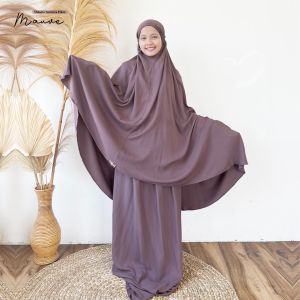 Mukena Dewasa Polos Yameena Series By Bilza.id Mukena Travel Bahan Rayon Twill Premium Bisa COD