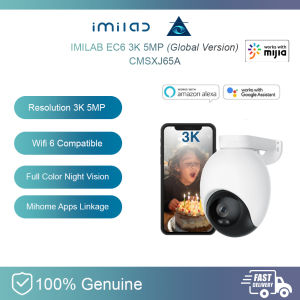 [Global] Imilab Mijia EC6 Dual EC5 Floodlight Waterproof Outdoor IP Camera CCTV PTZ 6MP 5MP 2K CMSXJ68A CMSXJ65A CMSXJ55A