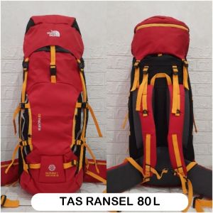 Ransel Gunung  Tas Gunung Tas Ransel Bahan Cordura Dolby  Ukuran 80 Liter  CampingOutdoor Bonus Rain Cover