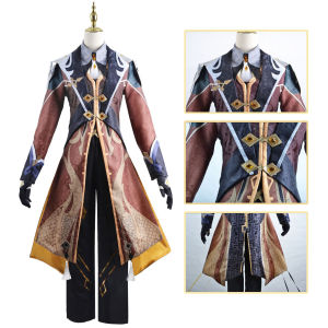 Original God cos Fuh Zhongli cos Complete game set cosplay Mens clothing Zhongli C Cosplay