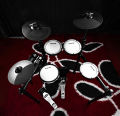 Avatar HXW SD61-5 Mesh Kit Electric Drum Set 8-Piece Electronic Drums, Dual-zone Snare and Cymbal With Choke, Drum Sticks Included. 