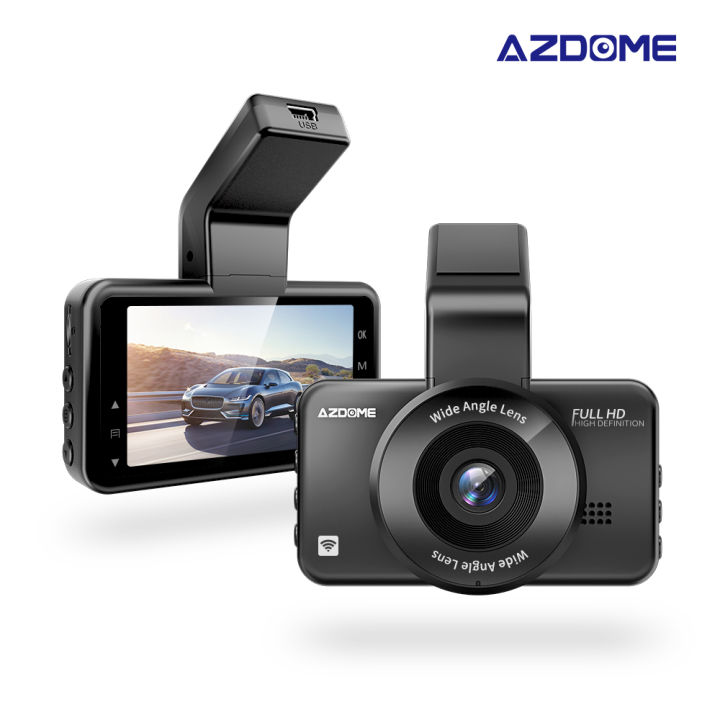 AZDOME M17 Pro DashCam 1296P Full HD Dual Channel Dash Cam Night Vision