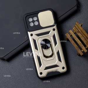 Itel S23 Itel A50 4G Case Robot Ringstand Slide Kamera Protect