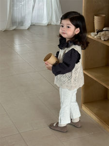 Baby clothes for autumn 2026 Korean-style childrens clothing for girls autumn set with doll shirt and leggings