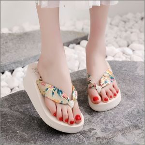 Flip-flops Non-slip Flat Sandals Heightening Effect Cushioning Thick Sole Wear-resistant and Durable