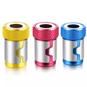Universal Magnetic Ring 1/4 quot metal Screwdriver Bit Magnetic Ring For 6.35mm Shank Anti-corrosion Drill Bit
