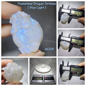 月光龙龟(蓝月光)/ Moonstone Dragon Turtle (Blue Light) / Blue Moonstone Dragon Turtle / 蓝月光龙龟