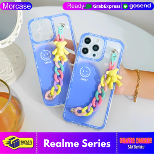 Case Realme C63 Note 60 C61 C35 5 5S 5i C3 C30 C30S C12 C25 C25S Narzo 20 30A 50A Prime Casing Silikone Softcase Keep Smile Plus Tali Lucu Premium