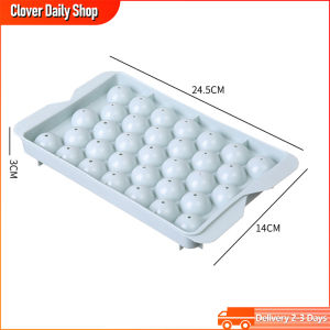 14x24cm Easy Release Ice Cube Tray Round Ice Mold for Drinks Juice Coffee Freezer Tray Pink Blue