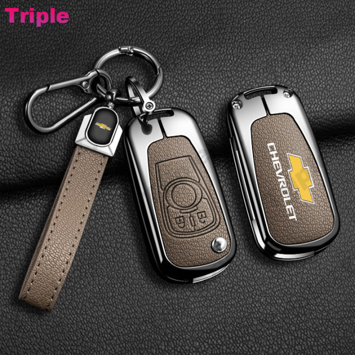 Hợp kim kẽm da dê da thật Xe Vỏ bọc chìa khóa vỏ Keyless khóa điều ...