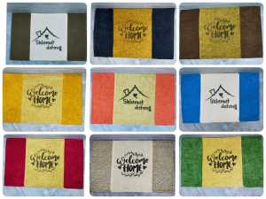 Keset Kamar Mandi Anti Slip Bahan Chenille Ukuran 55 x 35cm