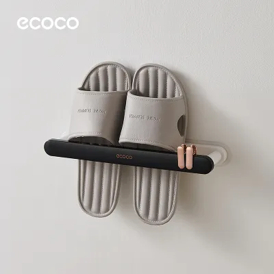 Ecoco Slipper Rack Wall-mounted for Narrow Space Telescopic 5-8cm Expandable Shoe Rack Organizer