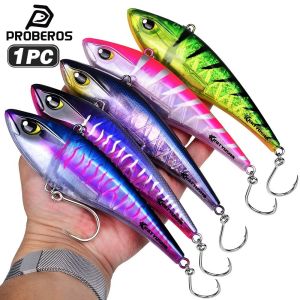 LETIGO 39G 125G Pencil Lure Single Steel Wire Hook Sinking Type VIB Lure Portable Hard Plastic Fake Bait For Tuna