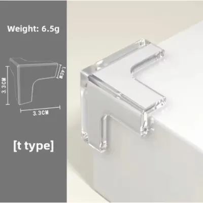 Child Baby Safety Silicone Corner Protector Table Edge Cover Anti-Collision Guards Softens sharp corners Easy to install Fits various furniture