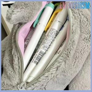 【Enthusiasm】🌟🌟【Hot Sale】🎈 Cute Plush Shark Pencil Case Student Stationery School Supplies Kawaii Doll Back To School Storage Bag Pen Bag Stationery