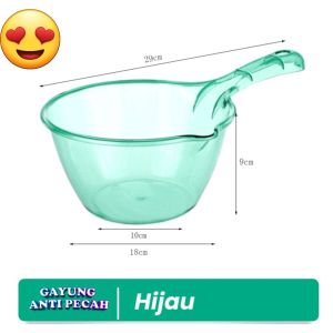 Gayung Mandi Transparan Serbaguna / Perlengkapan Mandi / Wadah SH G06