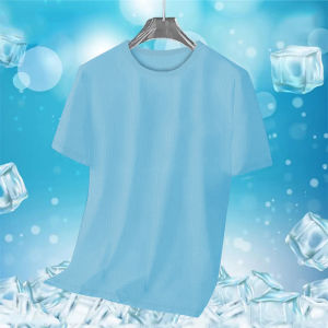 Muuv-It Microfiber Dri Fit T-shirt Breathable Athletic Women T-Shirt Round Neck Solid Color Quick Dry Stretch Men Tshirt