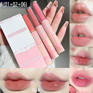 Romantic Double Head Lip Glaze Matte Lip Mud Moisturizing Lip Honey