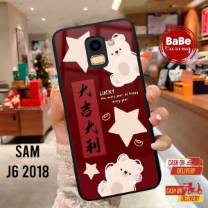 Case Samsung J6 2018 Cute Red Samsung J6 2018 Casing Hardcase Softcase Glossy