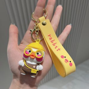 Gantungan kunci bebek kuning GANCI LUCU PREMIUM Keychain Lucu kecil gantungan kunci bebek kartun tas sekolah liontin kunci mobil