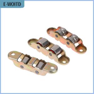 【E-WOITD】 80 Type Flat Groove Double Wheel Metal Slide Doors Window Pulley Support Bottom Sliding Roller Track Hardware Accessories
