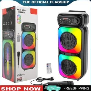 【New Arrival】 Mini Portable Karaoke Machine with Bluetooth Speaker and Microphone for Outdoor Use and Travel