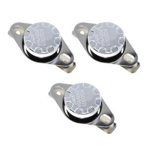 3Pcs KSD301 250V 10A Normally Closed Thermostat Temperature Thermal Control Switcher Repair Part 40/70/85/125℃
