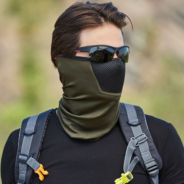 With Neck Flap Summer Sunscreen Mask Face Gini Mask Men Fishing