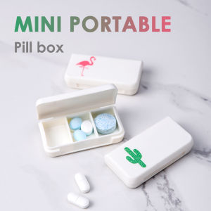 Cutora Nhỏ Pill Box Travel Kích Thước Pill Trường Hợp Thuốc Quả Hộp Xách Tay Y Tế Kit Mini Organizer Trường Hợp