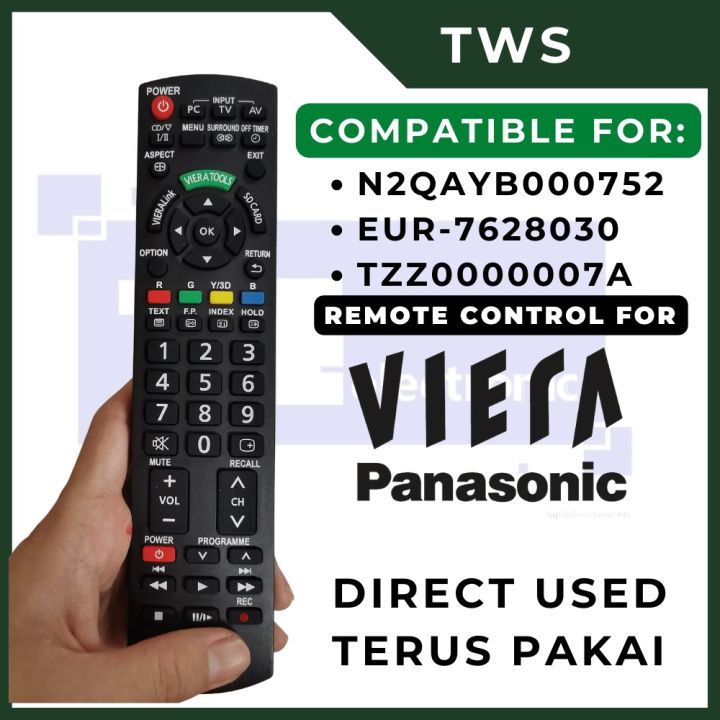 Remote control for(Panasonic Viera Tv) Lazada