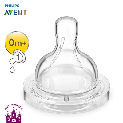 Philips Avent Classic+ Silicone Teats (2pcs/Pack) (Promo)