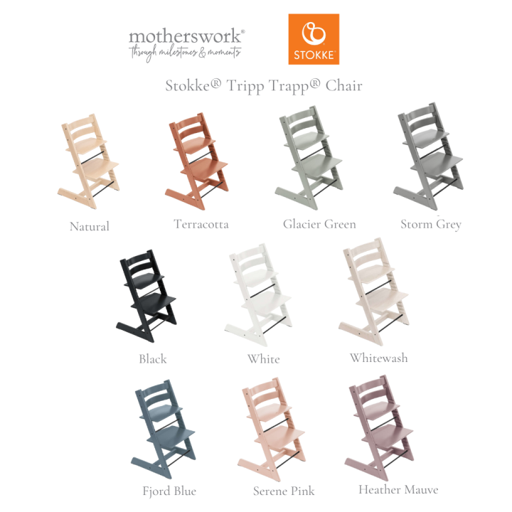 Stokke® Tripp Trapp® Chair – Adjustable Wooden High Chair, Ergonomic ...