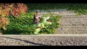 BaoNanLong Inflatable Costume for Halloween Funny Riding Inflatable Dinosaur Costume  COS Animal costume