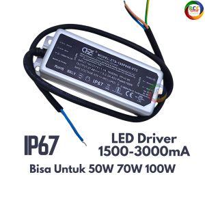 LED Driver 50-100W 1500mA-3000mA Untuk Lampu PJU - Trafo Lampu Power Supply