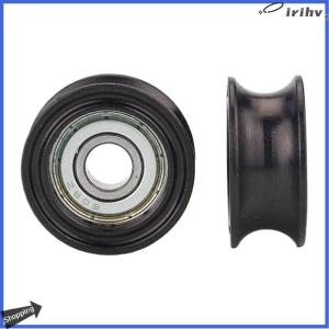【jianzhanqinl】 1Pcs 8x30x13mm U-shaped Bearing Roller Guide Wheel 608 Bearing Moving Pulley Rubber Roller Mute Elasticity Roller Pulley