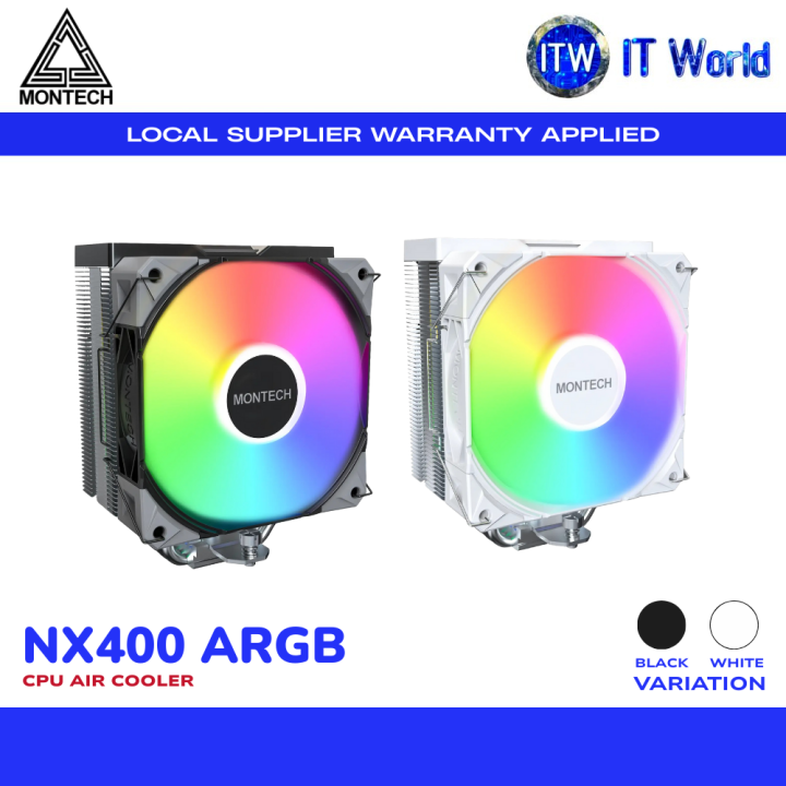 Montech NX400 ARGB Tower Type CPU Single-Tower Cooling Air Cooler ...