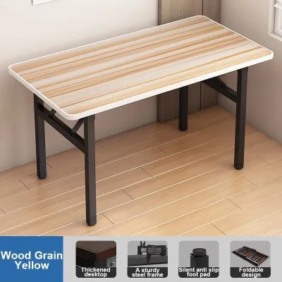FINNA Foldable Table Desk For Dining Computer Study Desk Multipurpose Table Portable Office Desk 120*60*75CM