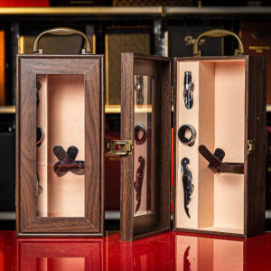 [HĐ] Hộp kính mica đựng rượu vang cao cấp - Hộp 1 chai vang