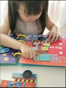 (SG Stock) Busy book Children Kids Education Quiet book puzzle activity Home based learning