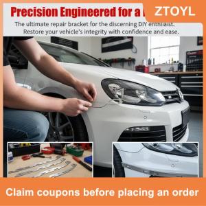 【ZTOYL】 Golf 6 R20 2009 2014 Hỗ Trợ 2Pcs Gia Cố Khung Thép Không Gỉ Thiết Lập Bị Bị Gãy Kim Loại Thay Thế Phụ Kiện Xe Hơi