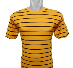 Kaos stripe salur garis garis pria lengan pendek | kaos distro belang belang tersedia size M L XL