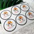 Stiker Label Makanan Bentuk Bulat Sticker Custom Kemasan Toples. 