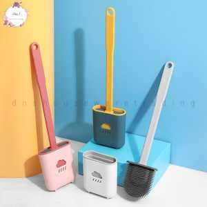 Silicone Toilet Brush without dead ends Wall-mounted Berus Tandas Silikon tanpa hujung mati