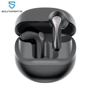 SoundPEATS Air5 ANC Bluetooth 5.4 Wireless Earbuds with Hi-Res AudioaptX losslessCVC V8.06MIC AI call noise reductionIPX5 Metal case Earphone