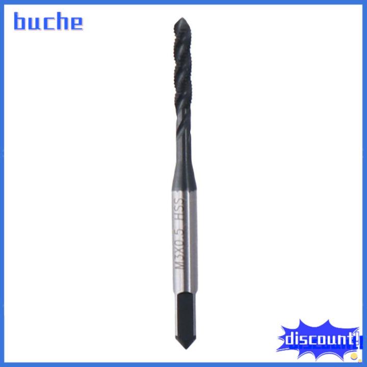 BUCHE Metric Machine Spiral Flute Thread Tap HSS Nitriding Coated ...