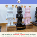 Mô Hình Tượng Gấu Bearbrick Decor Trang Trí Nhà Cửa Showroom - Màu Loang ver2 Nghệ Thuật - Size 80 cm. 